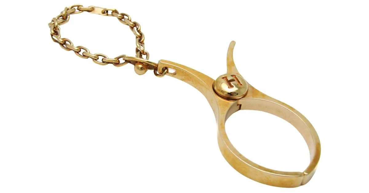 Hermès Pince à gants Dorado 