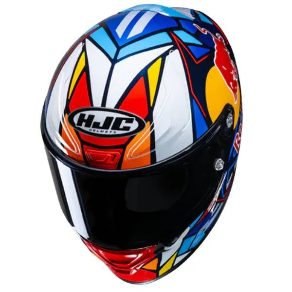 HJC RPHA1 Red Bull Misano GP MC21 + Kit Bluetooth BT Mini 