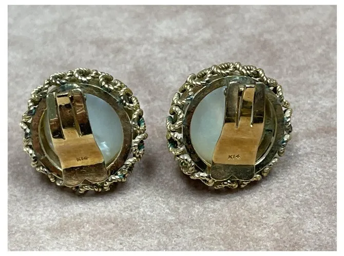 inconnue Aretes Dorado 