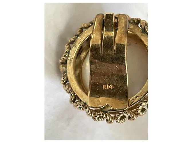 inconnue Aretes Dorado 