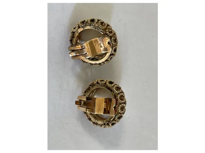 inconnue Aretes Dorado 