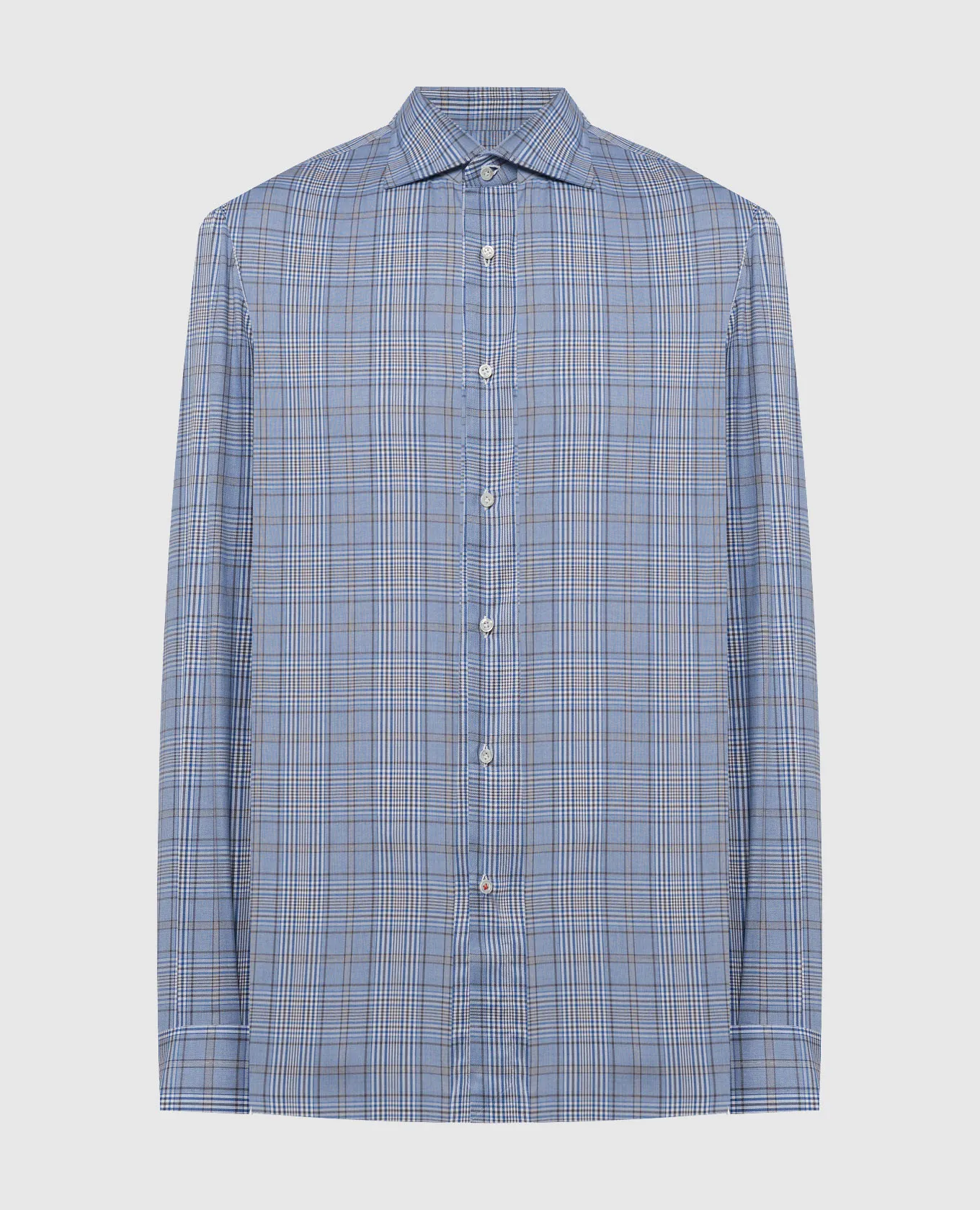 ISAIA Blue checked shirt