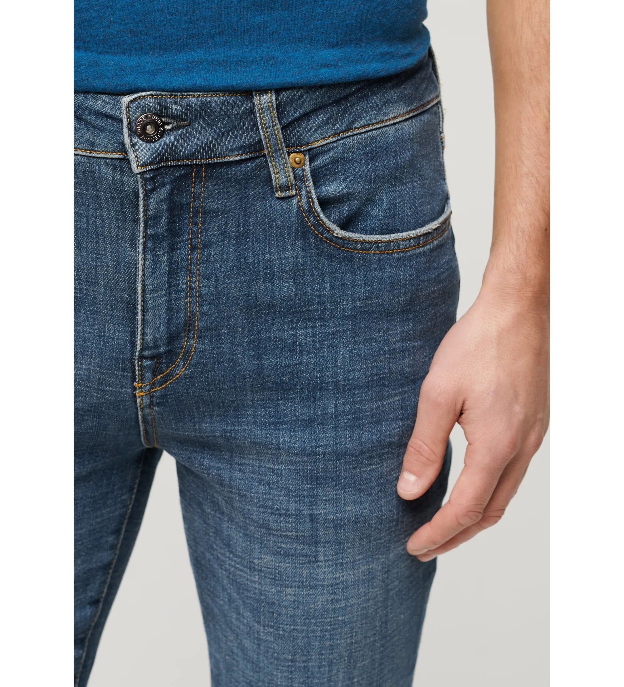 Jeans pitillo Vintage azul