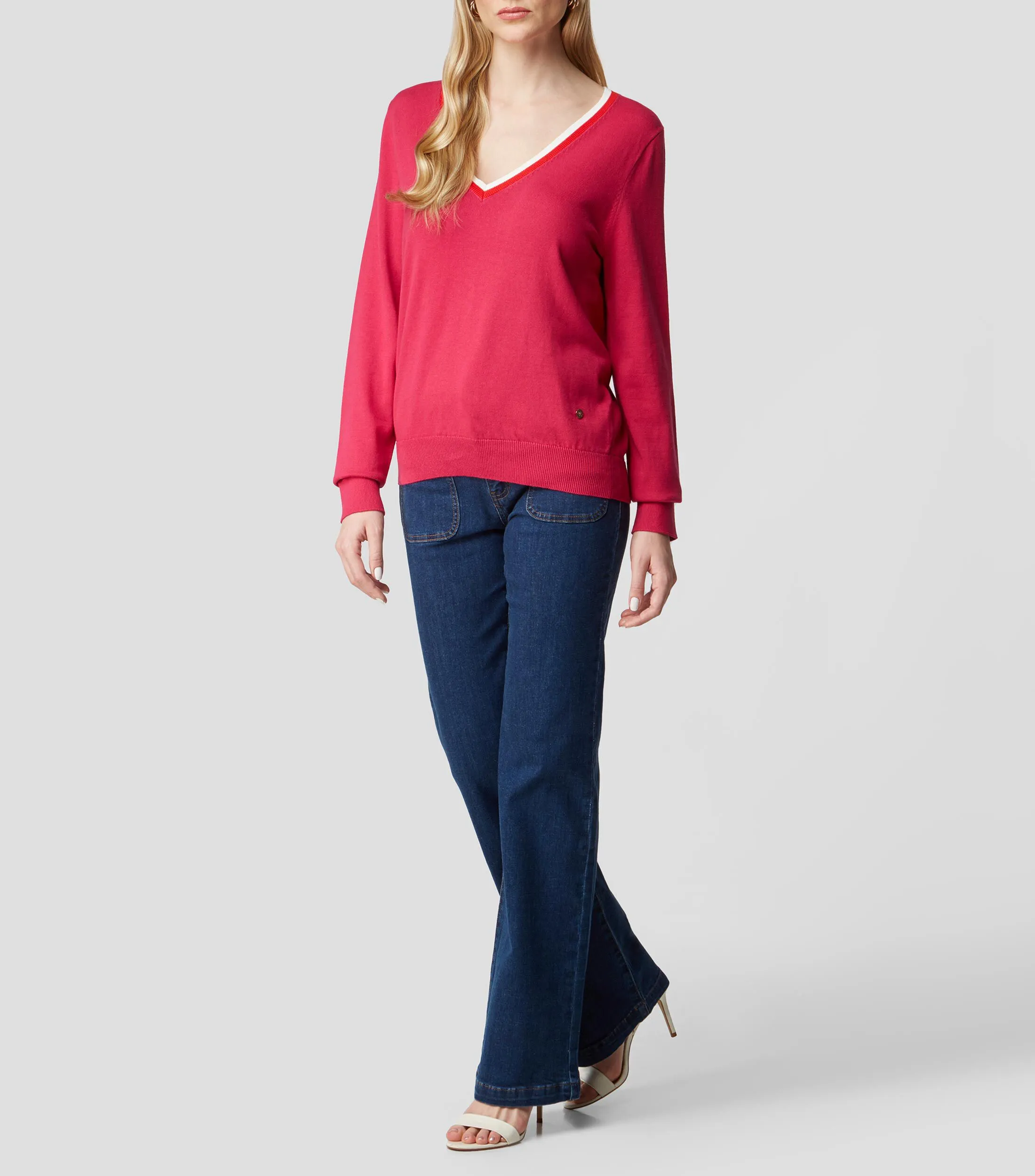 LA PETITE ÉTOILE PARIS Suéter cuello V Mujer