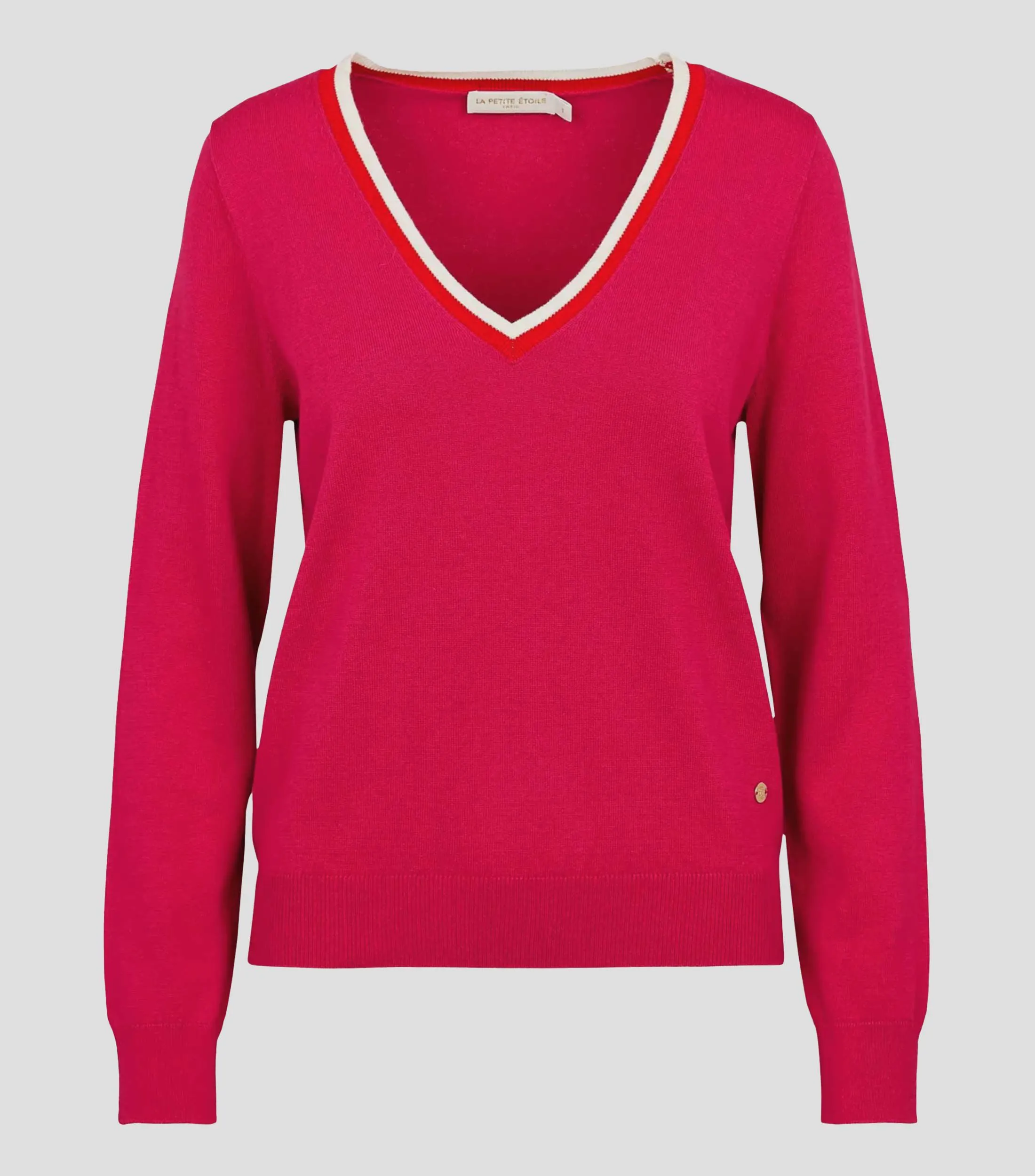LA PETITE ÉTOILE PARIS Suéter cuello V Mujer