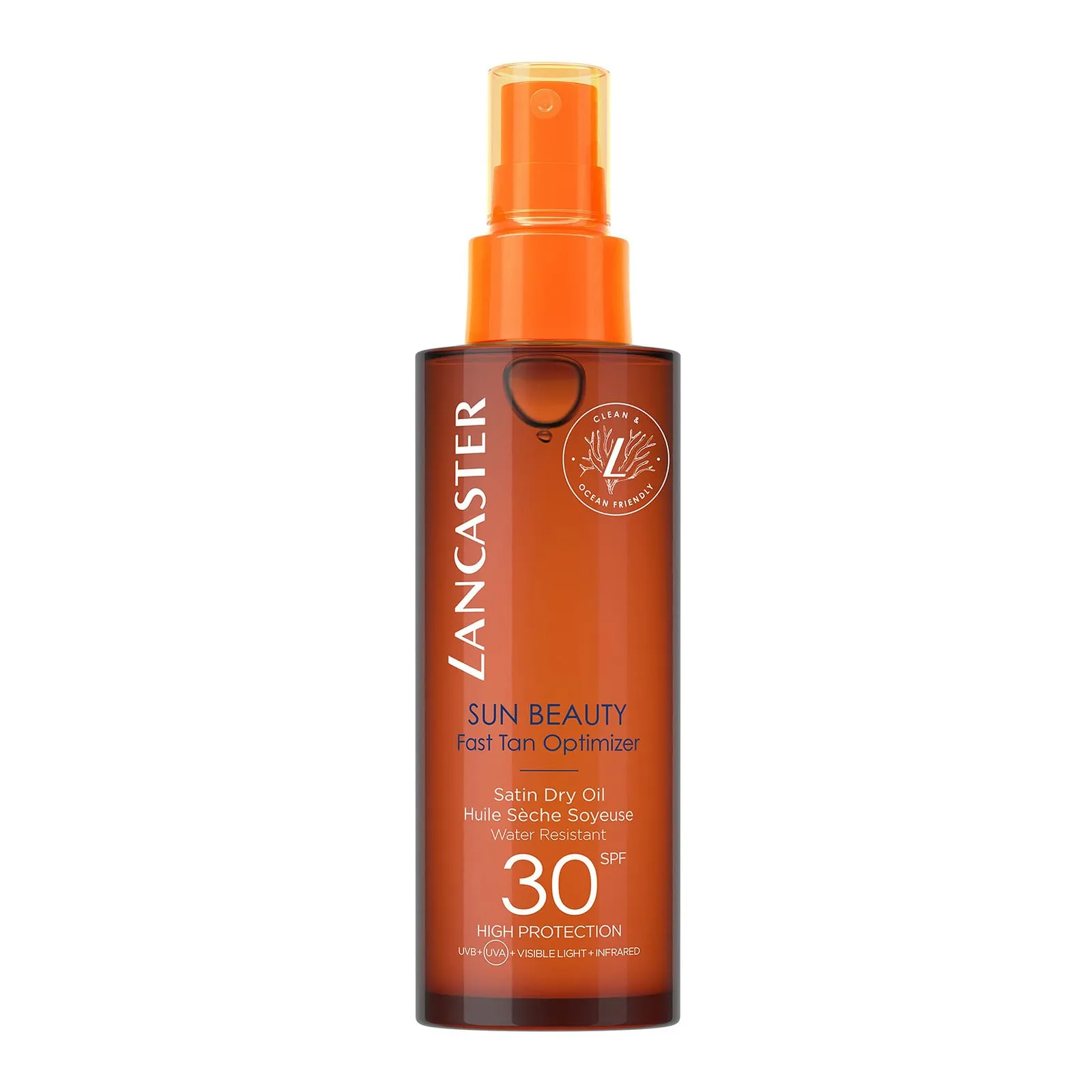 LANCASTER LANCASTER SUN BEAUTY  Aceite seco sedoso acelerador del bronceado spray SPF30 150ml