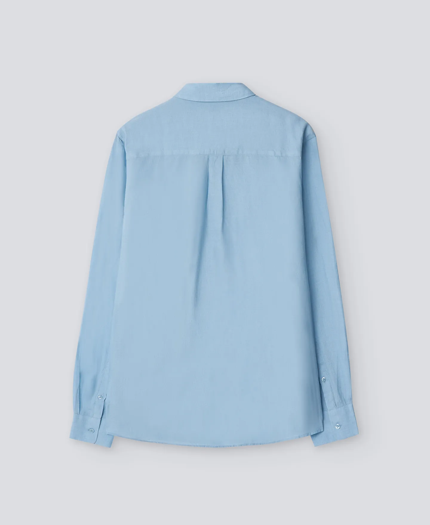 Linen regular fit shirt man