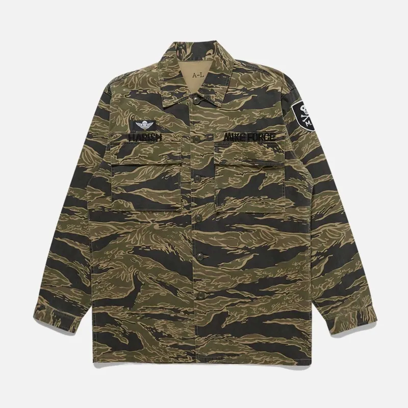 MAHARISHI 8120GOLD MIKE FORCE CAMO ADVISOR'S OVERSHIRT