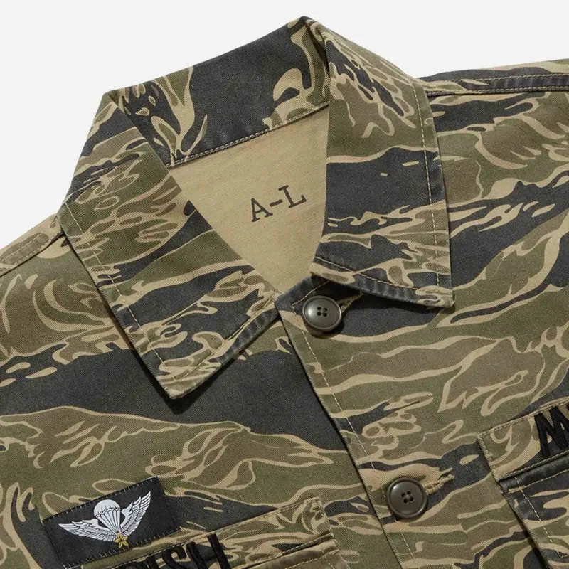 MAHARISHI 8120GOLD MIKE FORCE CAMO ADVISOR'S OVERSHIRT