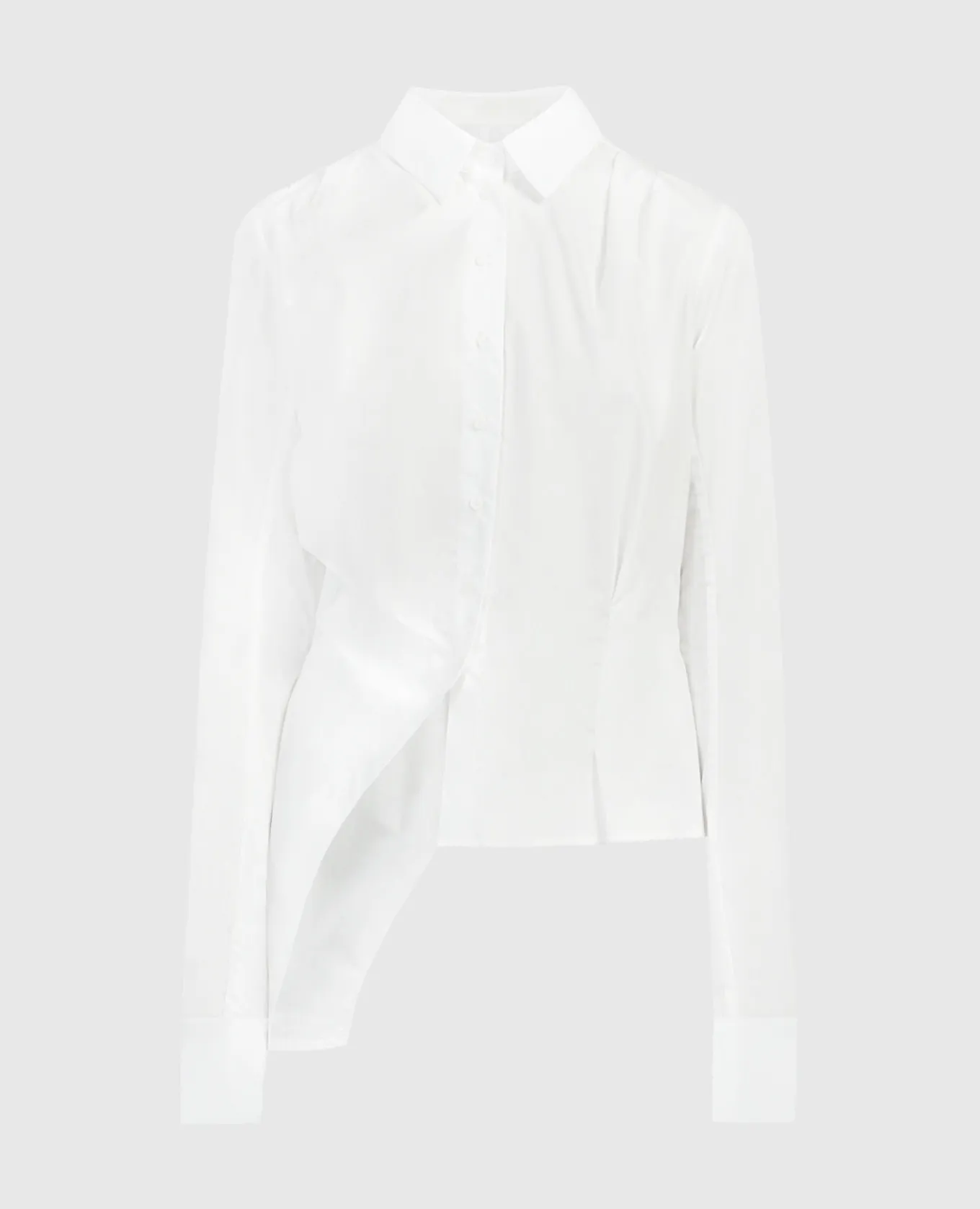 Marc Le Bihan White asymmetric shirt