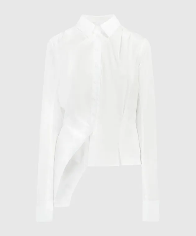 Marc Le Bihan White asymmetric shirt