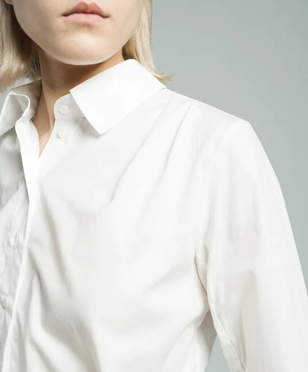 Marc Le Bihan White asymmetric shirt