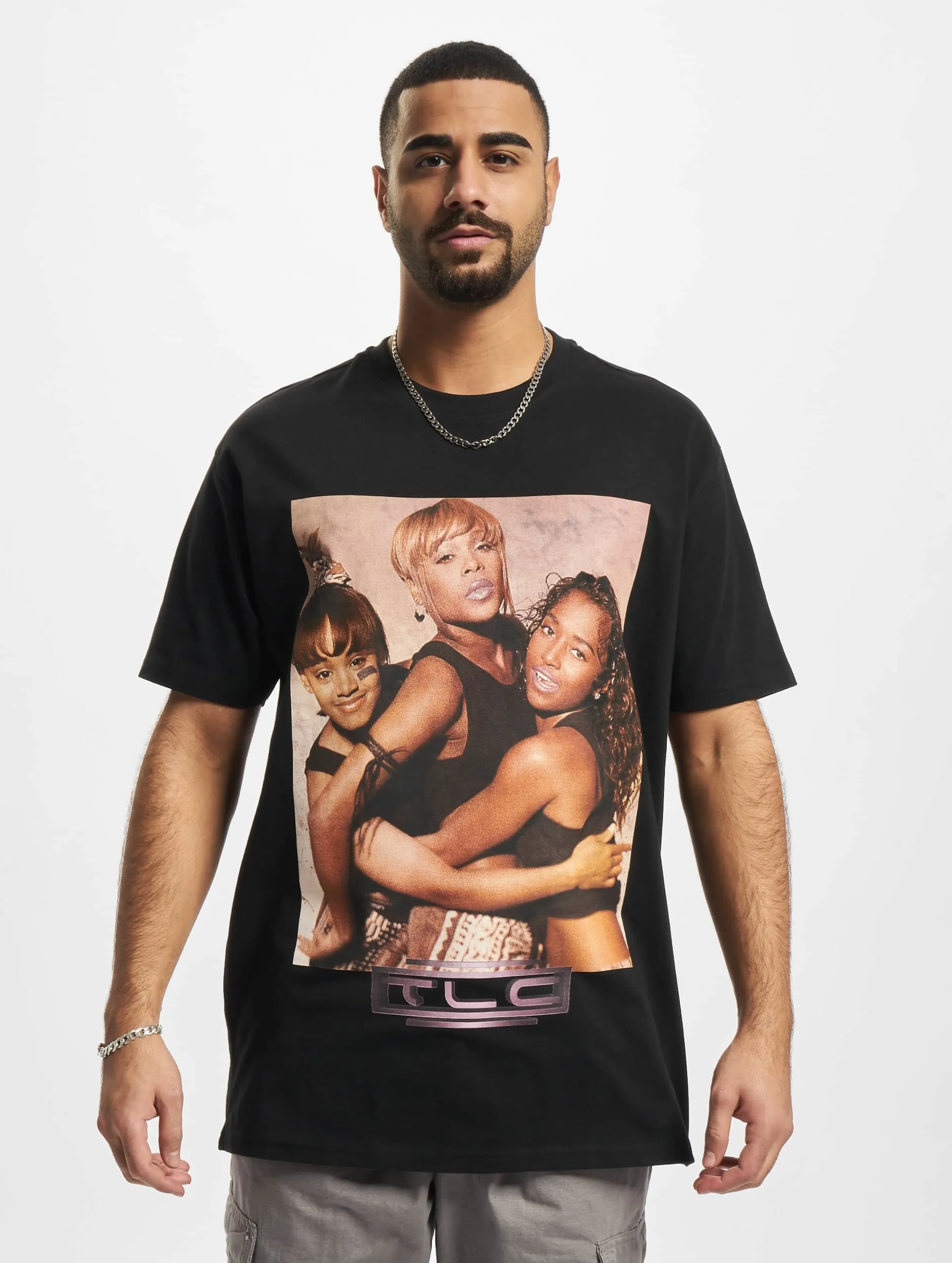 Mister Tee Upscale TLC Group Logo Oversize