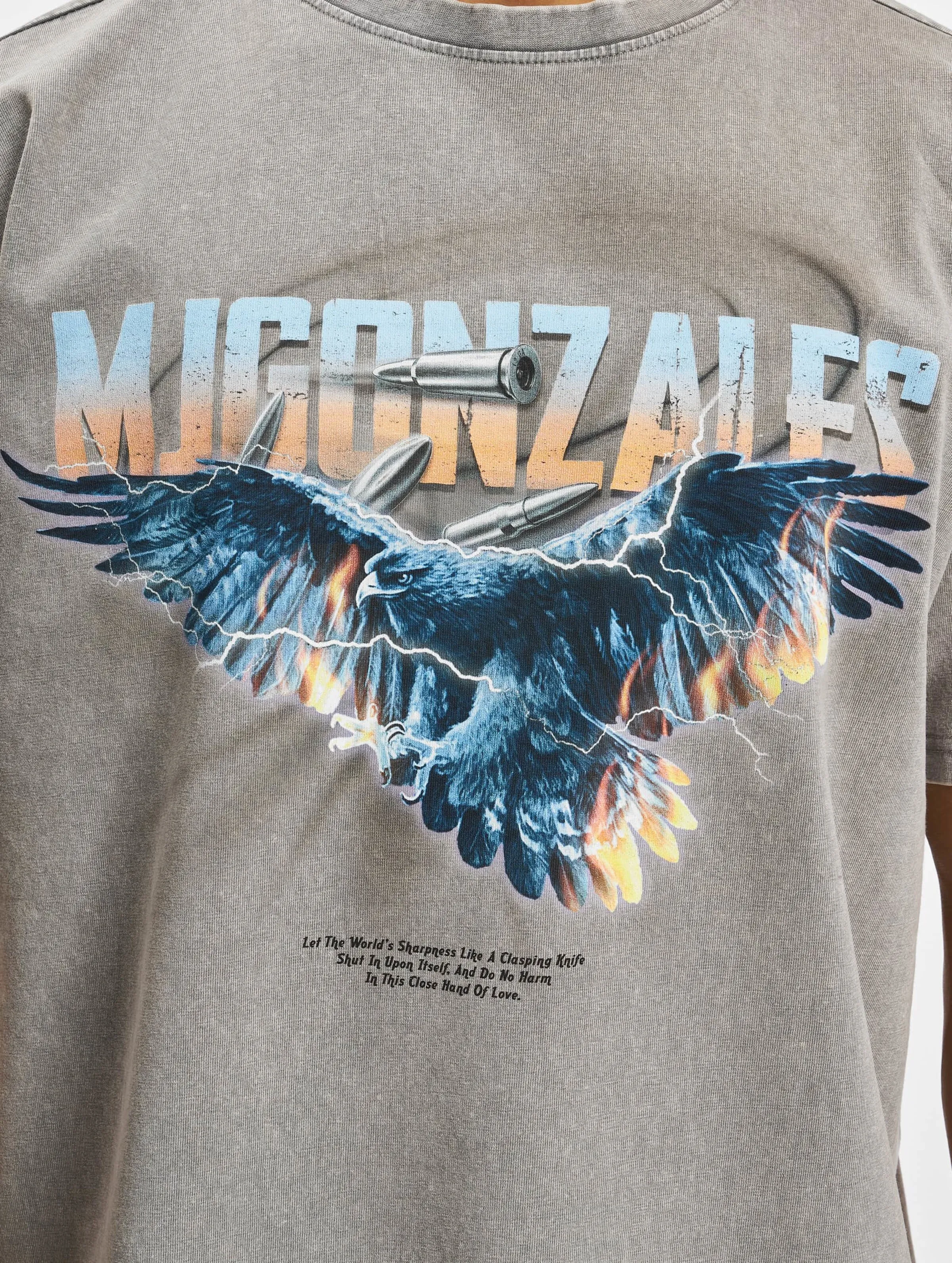 MJ Gonzales EAGLE V.2 Acid Washed Heavy Oversize Tee