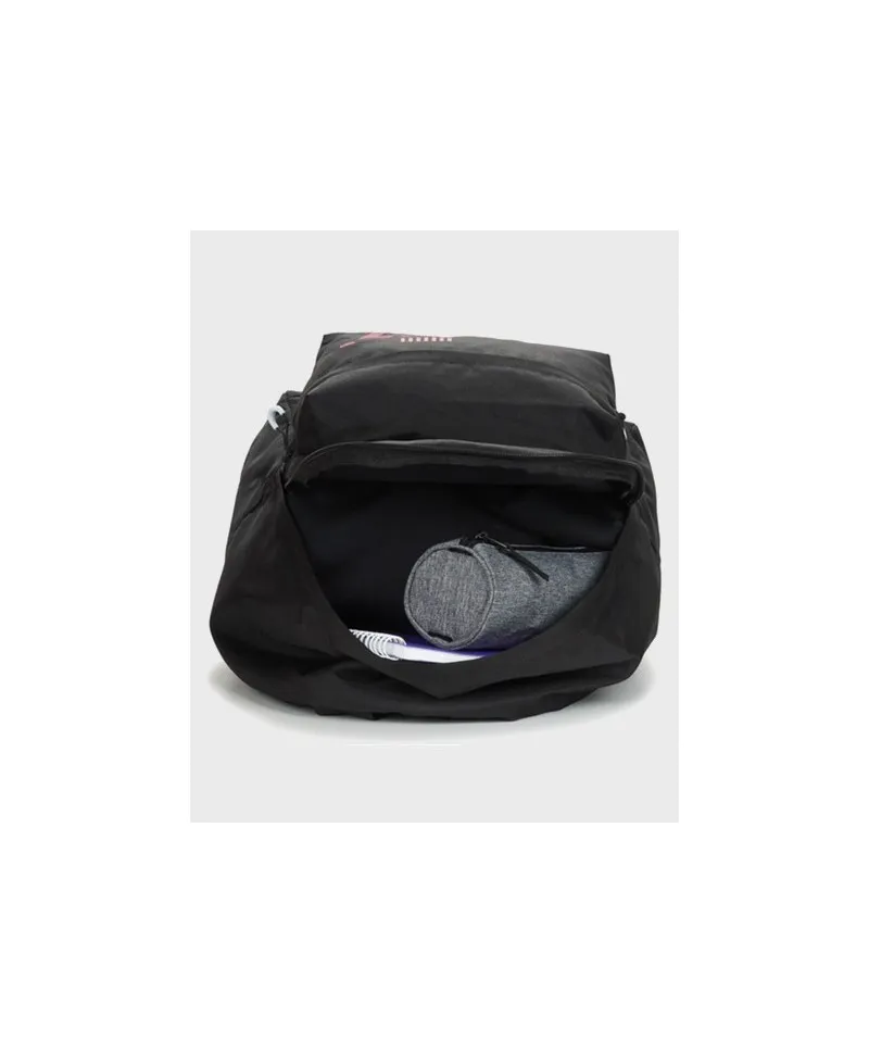 Mochila EA7 Train Core Tejido Reciclado Negro Rosa