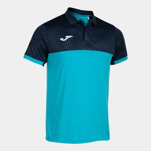 MONTREAL SHORT SLEEVE POLO FLUOR TURQUOISENAVY