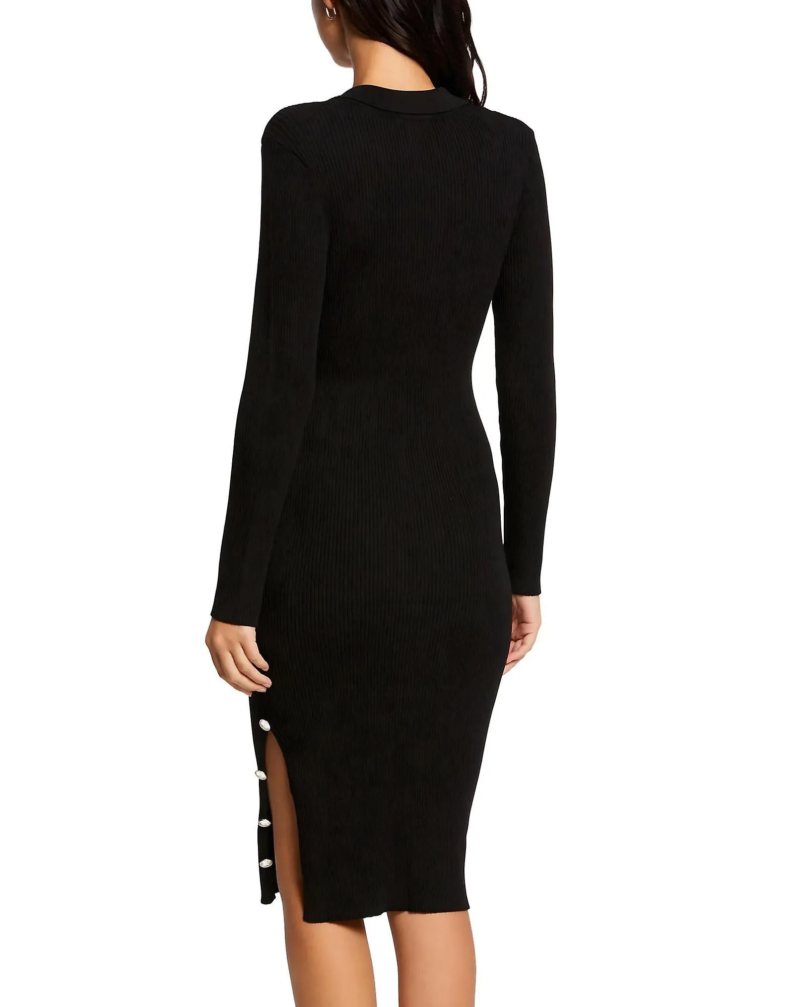 MORGAN DE TOI LONG SLEEVE  VNECK DRESS