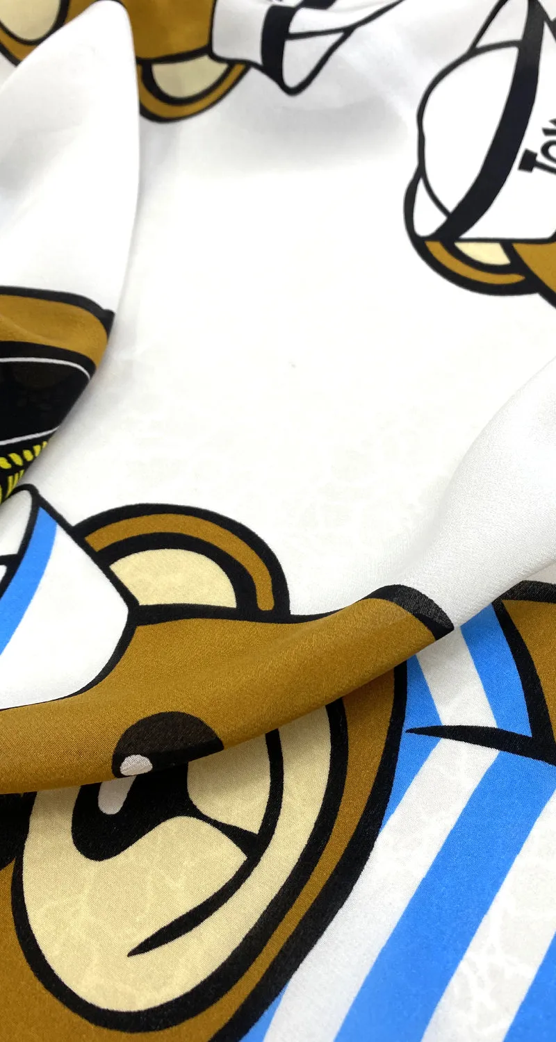 MOSCHINO Pañuelo Bears Seda