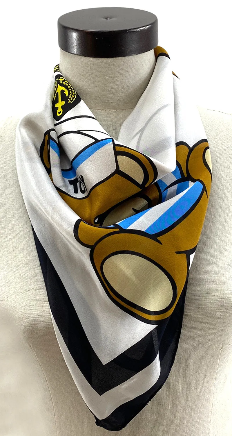 MOSCHINO Pañuelo Bears Seda