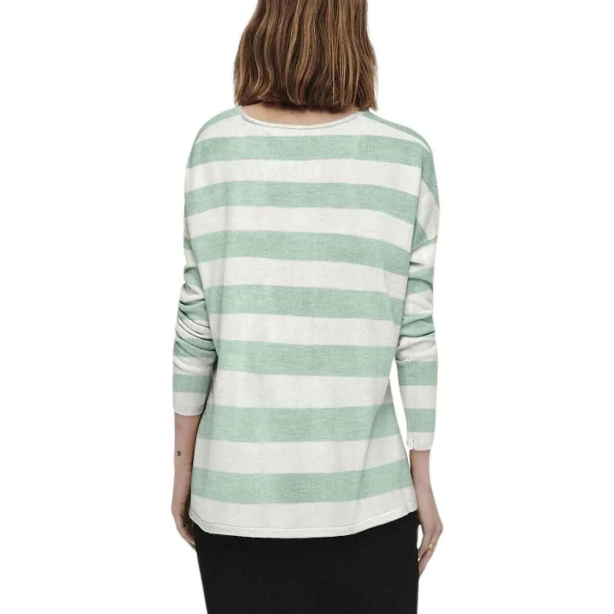 ONLAMALIA LS VNECK CC KNT W