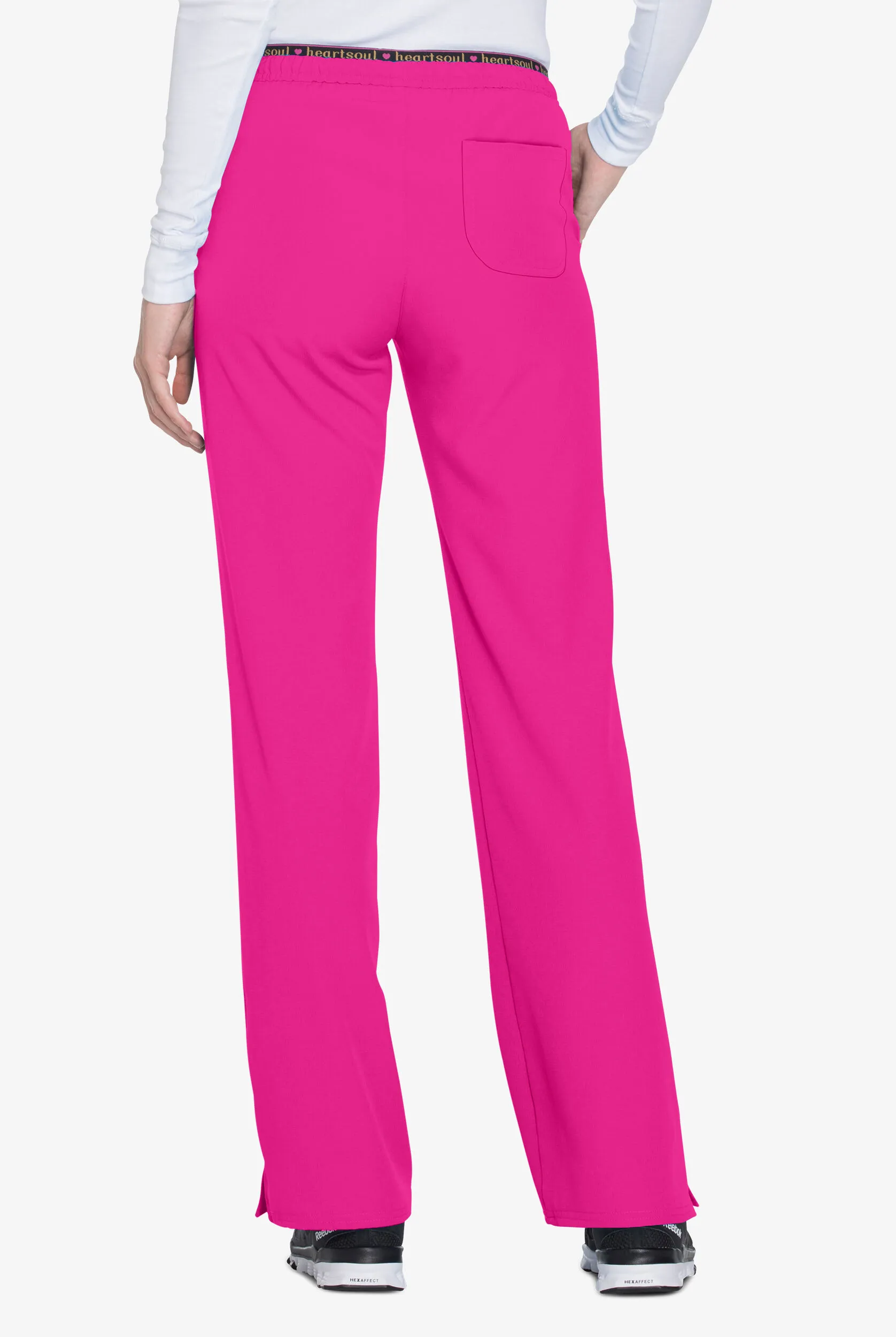 Pantalón médico heartsoul Break On Through STRETCH Heart Breaker tall de tiro bajo con cordón y 4 bolsillos
