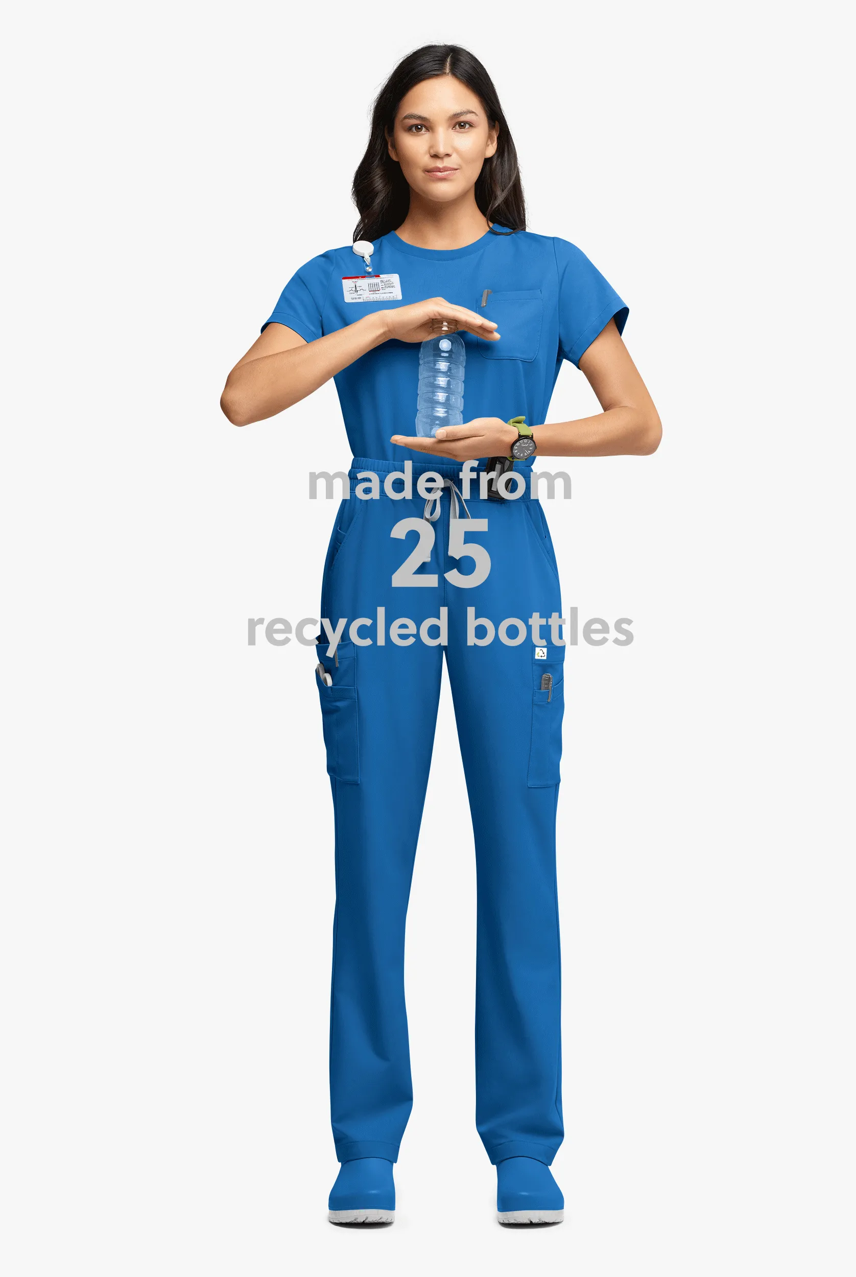 Pantalón médico ReSurge Topaz Petite con cordón ajustable y 11 bolsillos para mujer