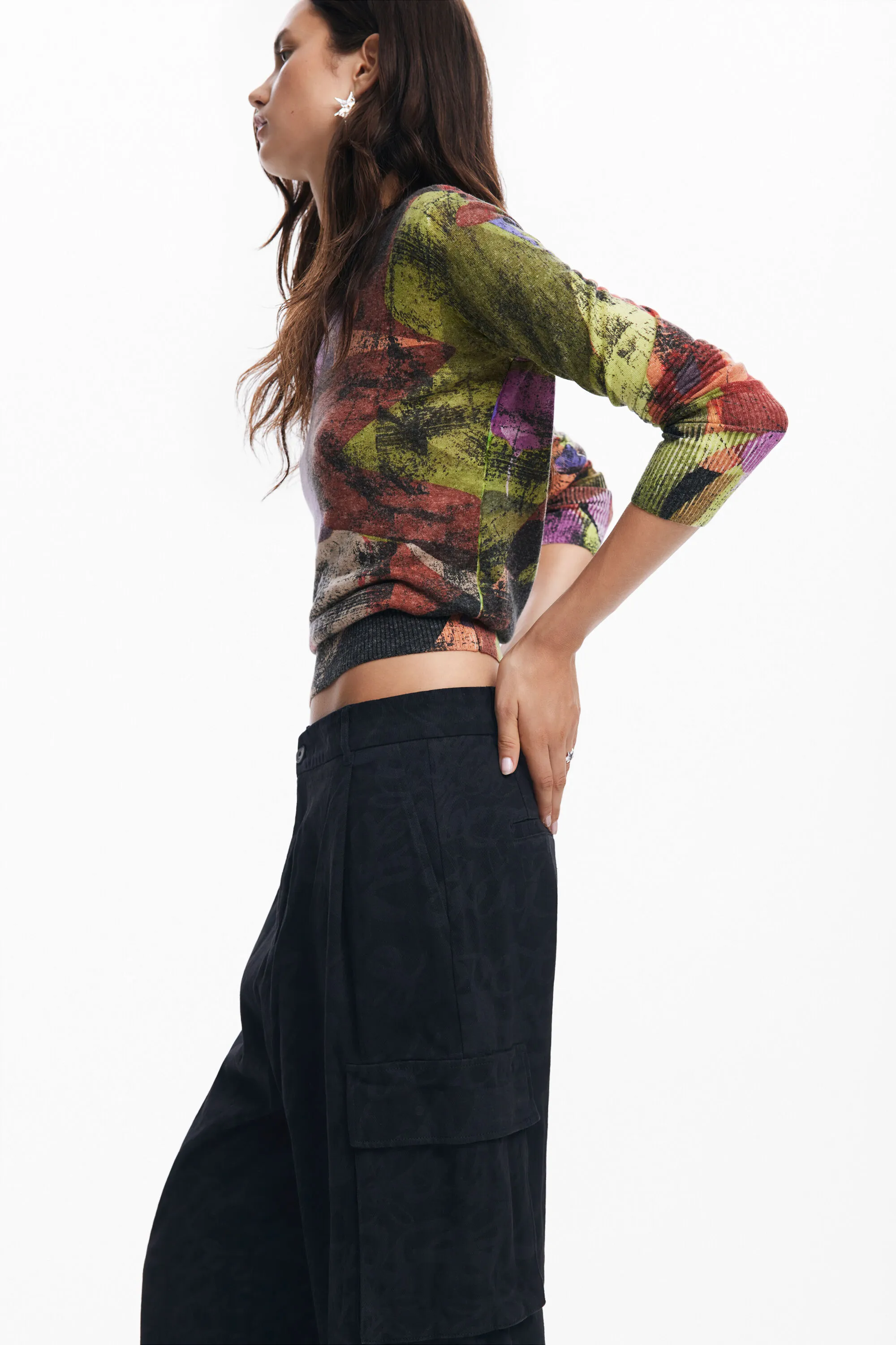 Pantalons cargo estampat M. Christian Lacroix