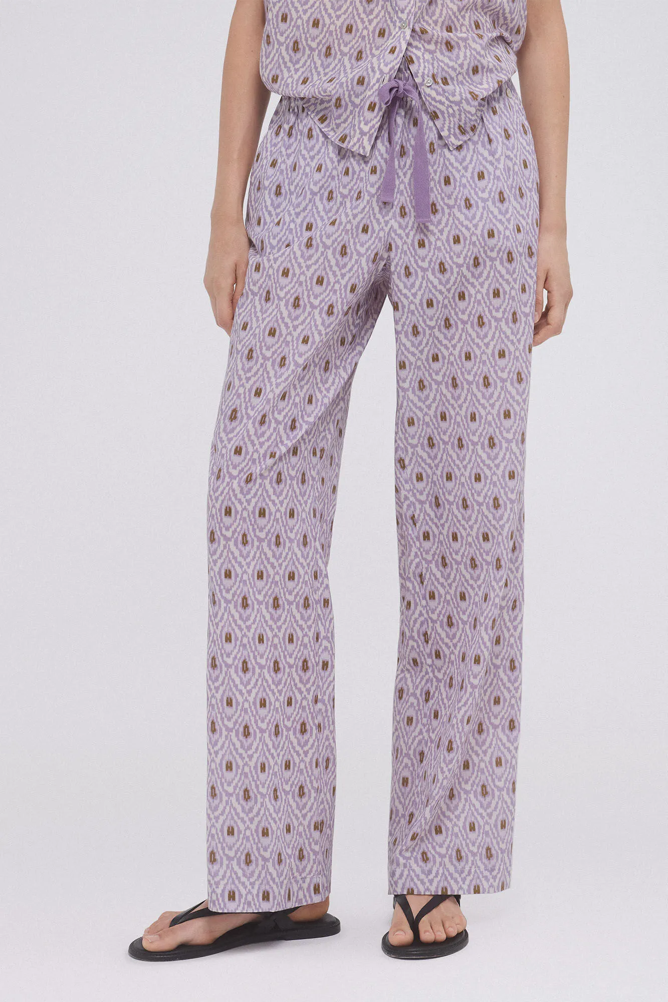Pedro del Hierro Pantalón estampado recto