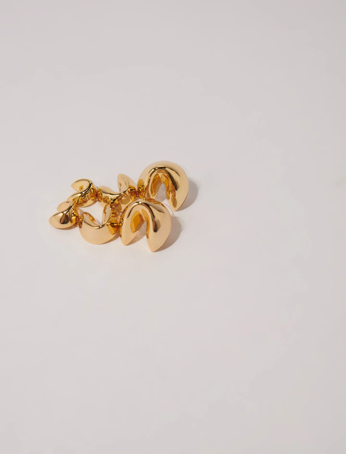 Pendientes de galleta de la fortuna