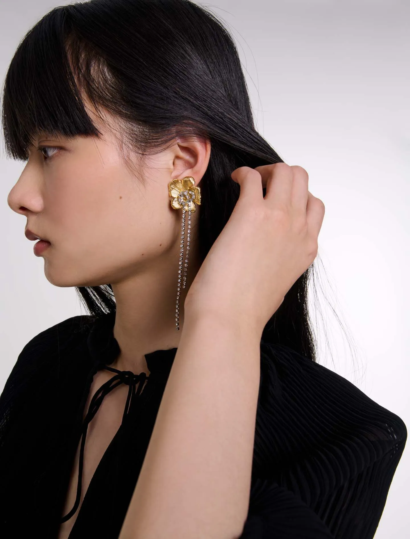 Pendientes flores
