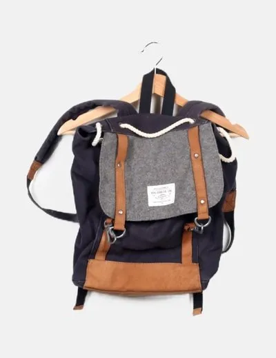 Pepe Jeans Mochila azul combinada