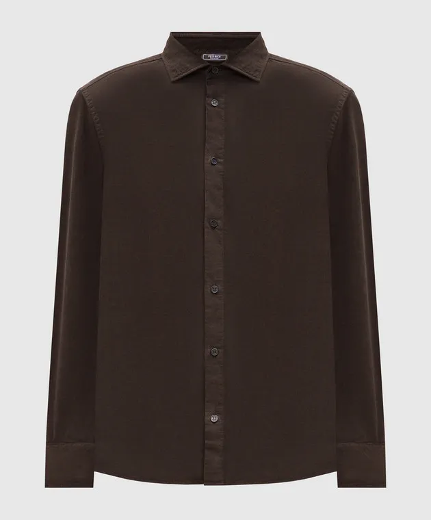 Peserico Brown corduroy shirt