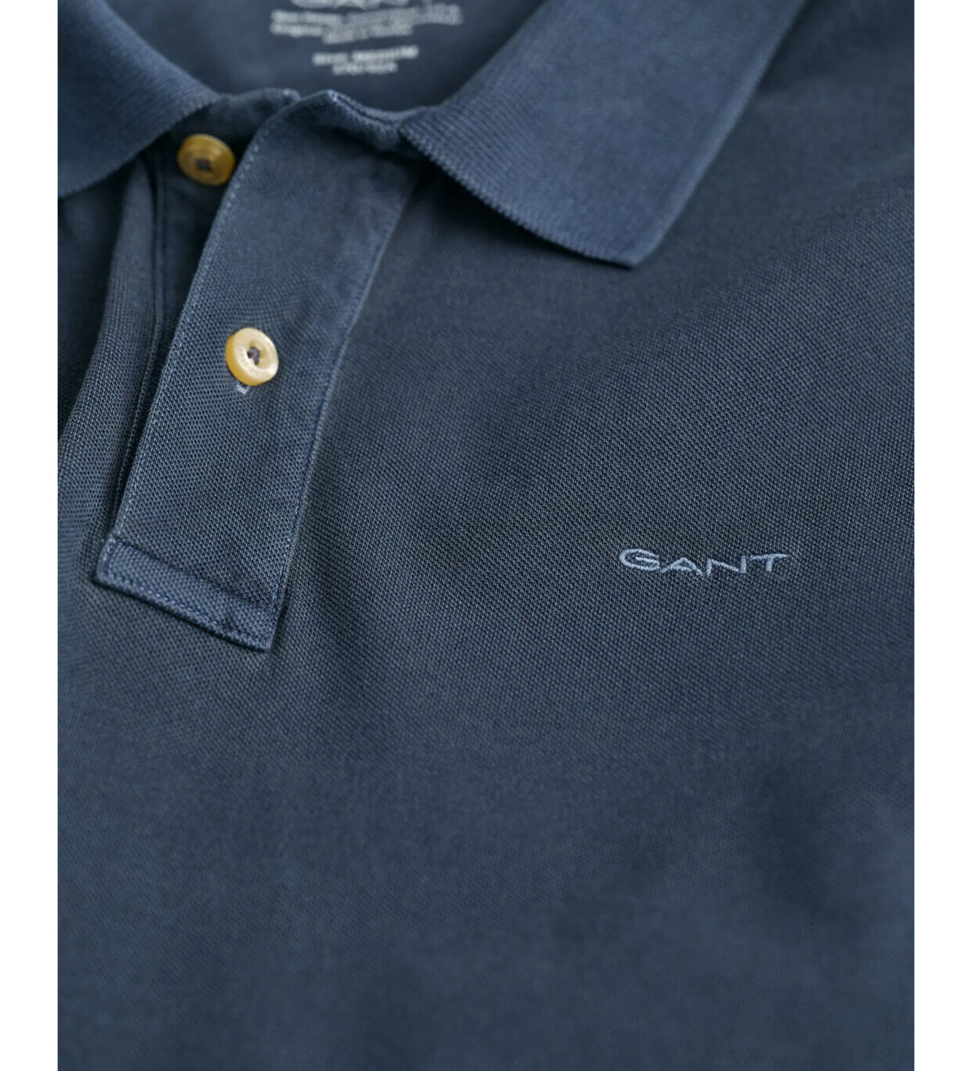 Polo de piqué Sunfaded marino marino