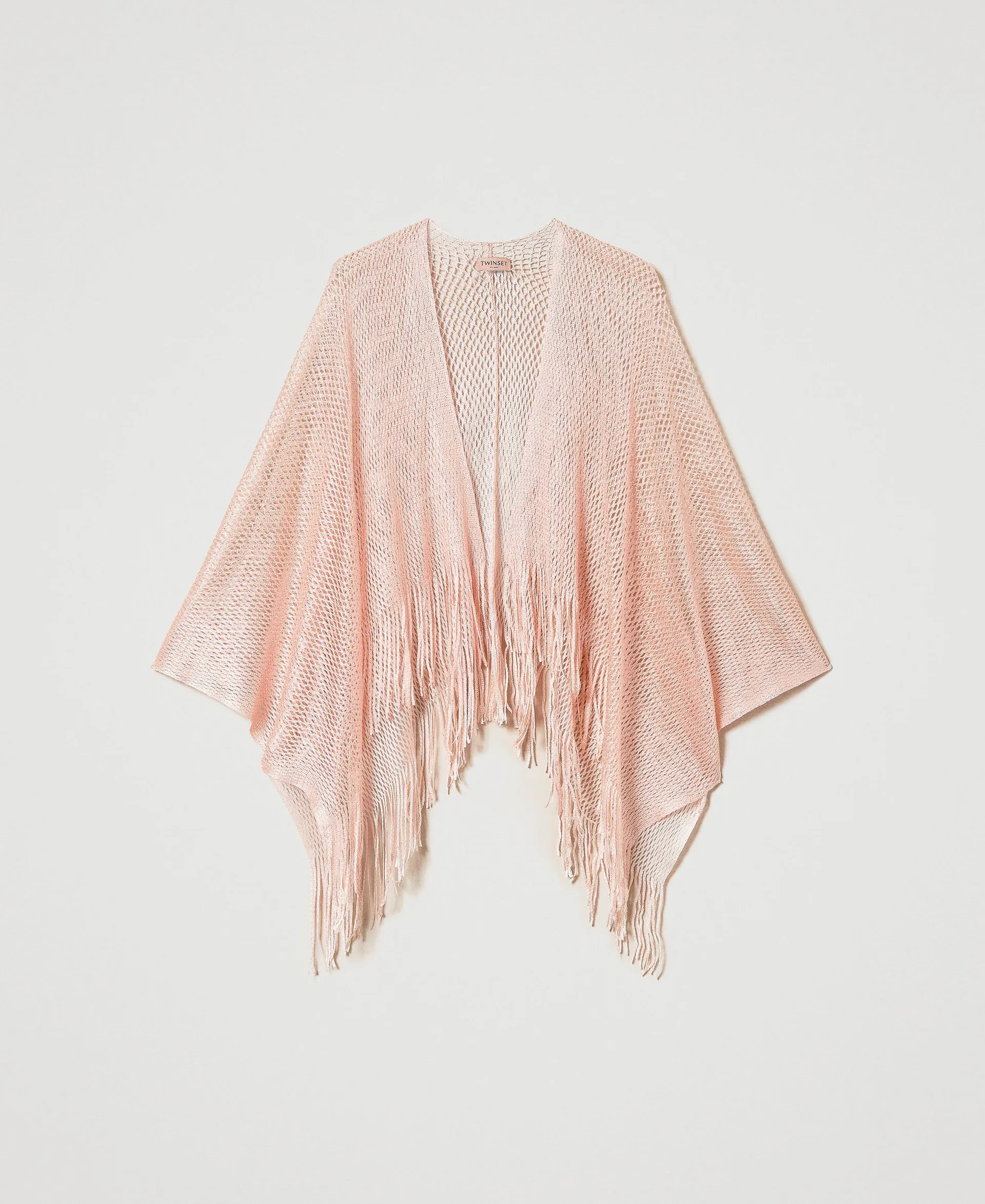 Poncho de lúrex