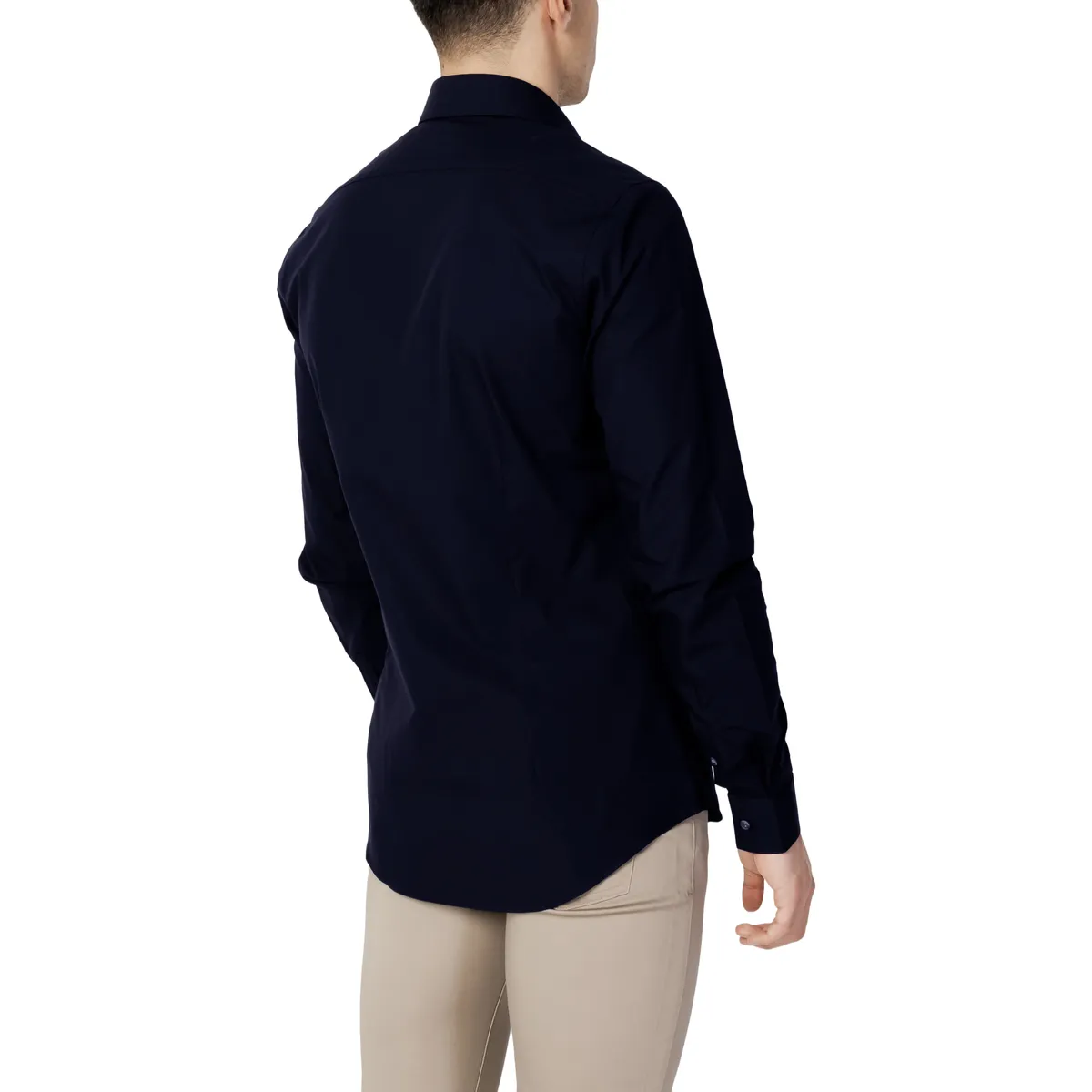 POPLIN STRETCH SLIM SHIRT K10K103025