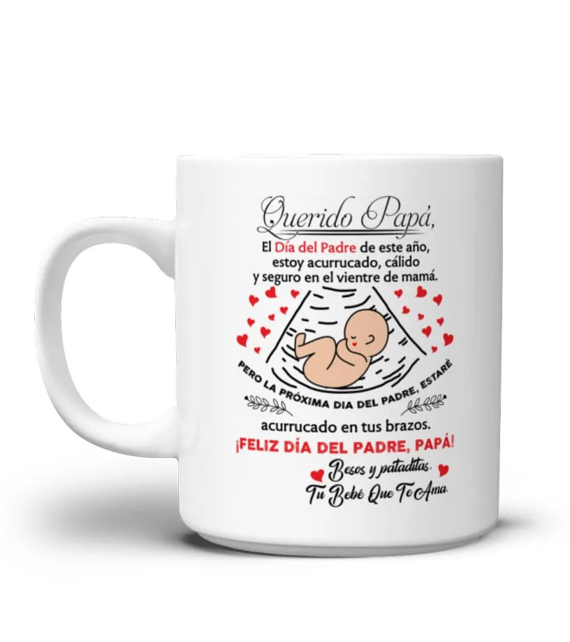 Querido Papá Feliz Día Del Padre Papá 1 Taza
