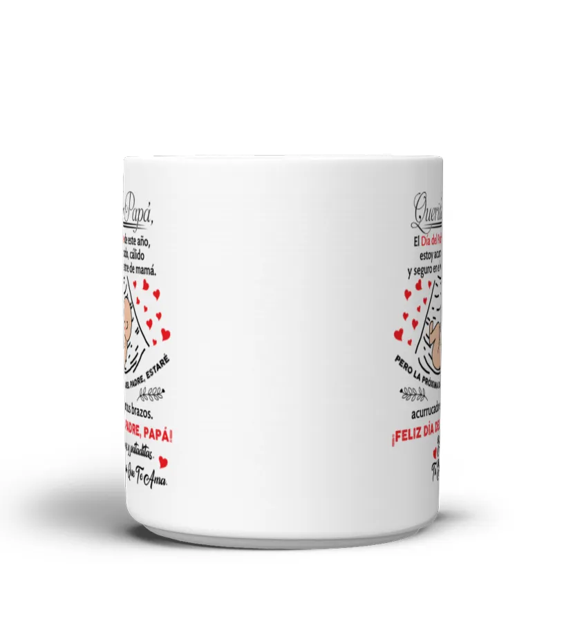 Querido Papá Feliz Día Del Padre Papá 1 Taza