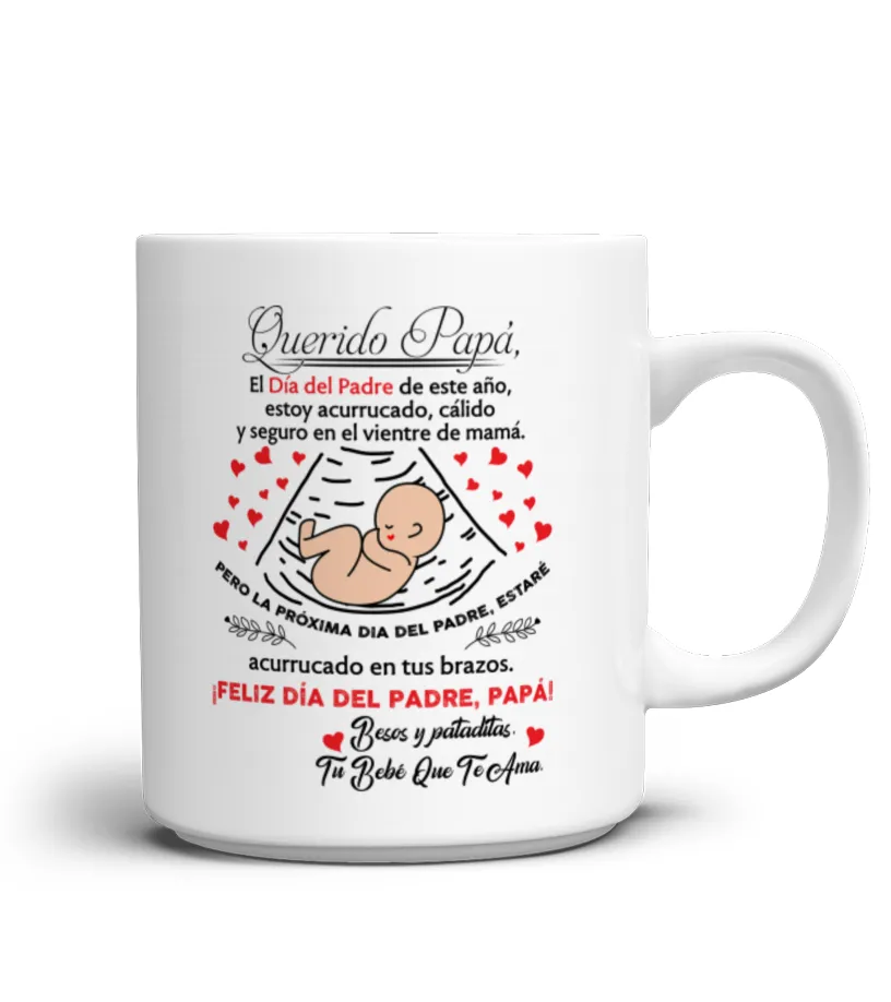 Querido Papá Feliz Día Del Padre Papá 1 Taza