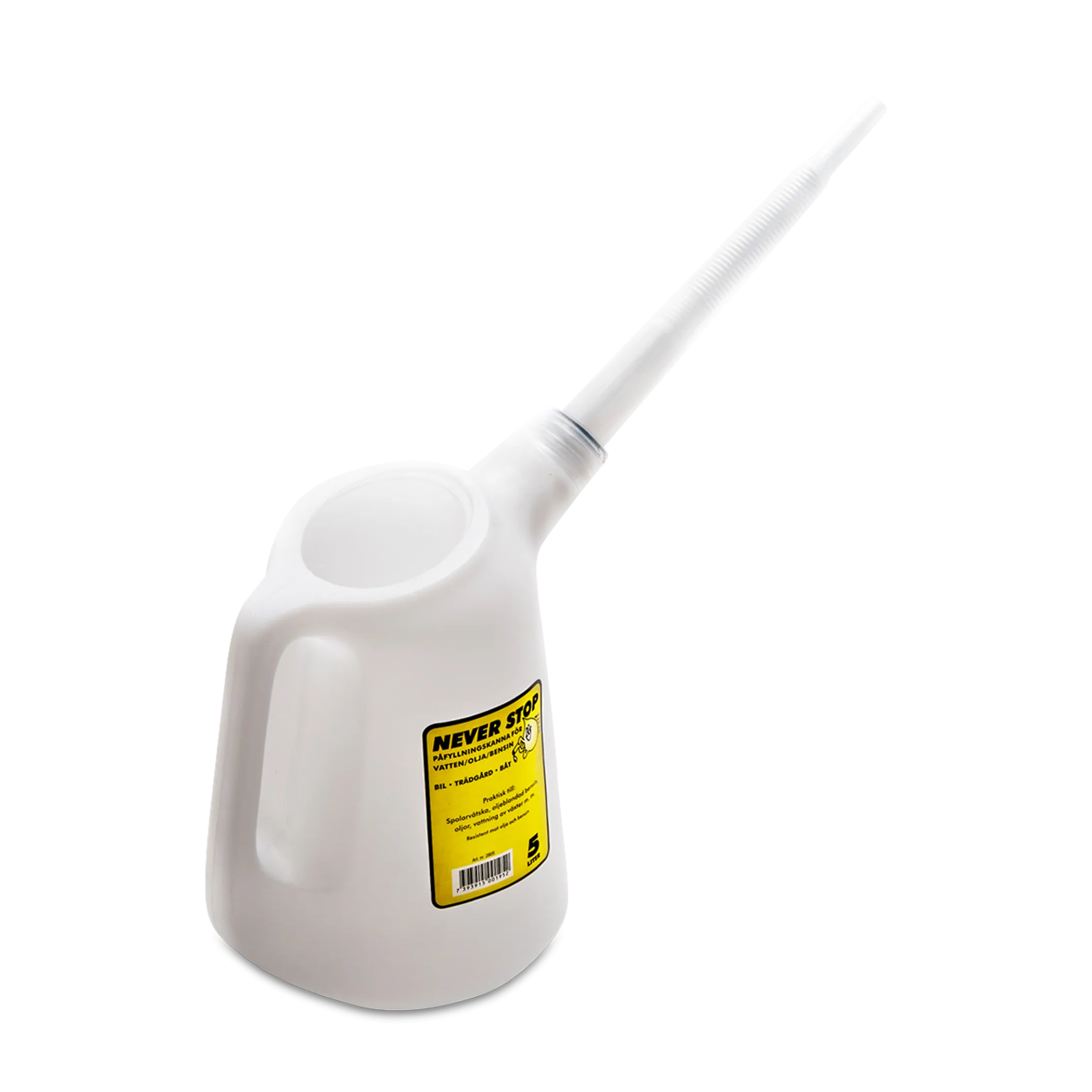 Regadera de Combustible Never Stop con Boquilla Flexible 5 L