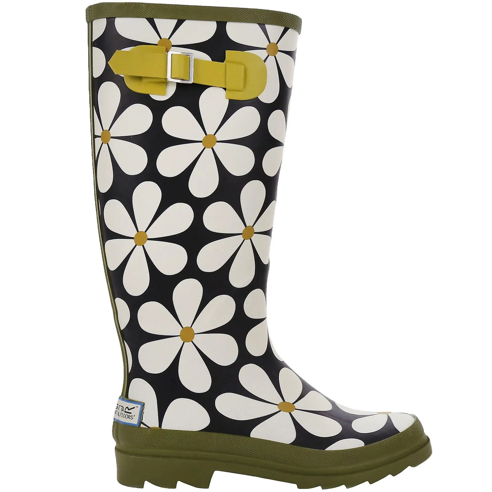 Regata Mujer Orla Kiely Hi Botas Wellington ajustables estampadas Botas de agua