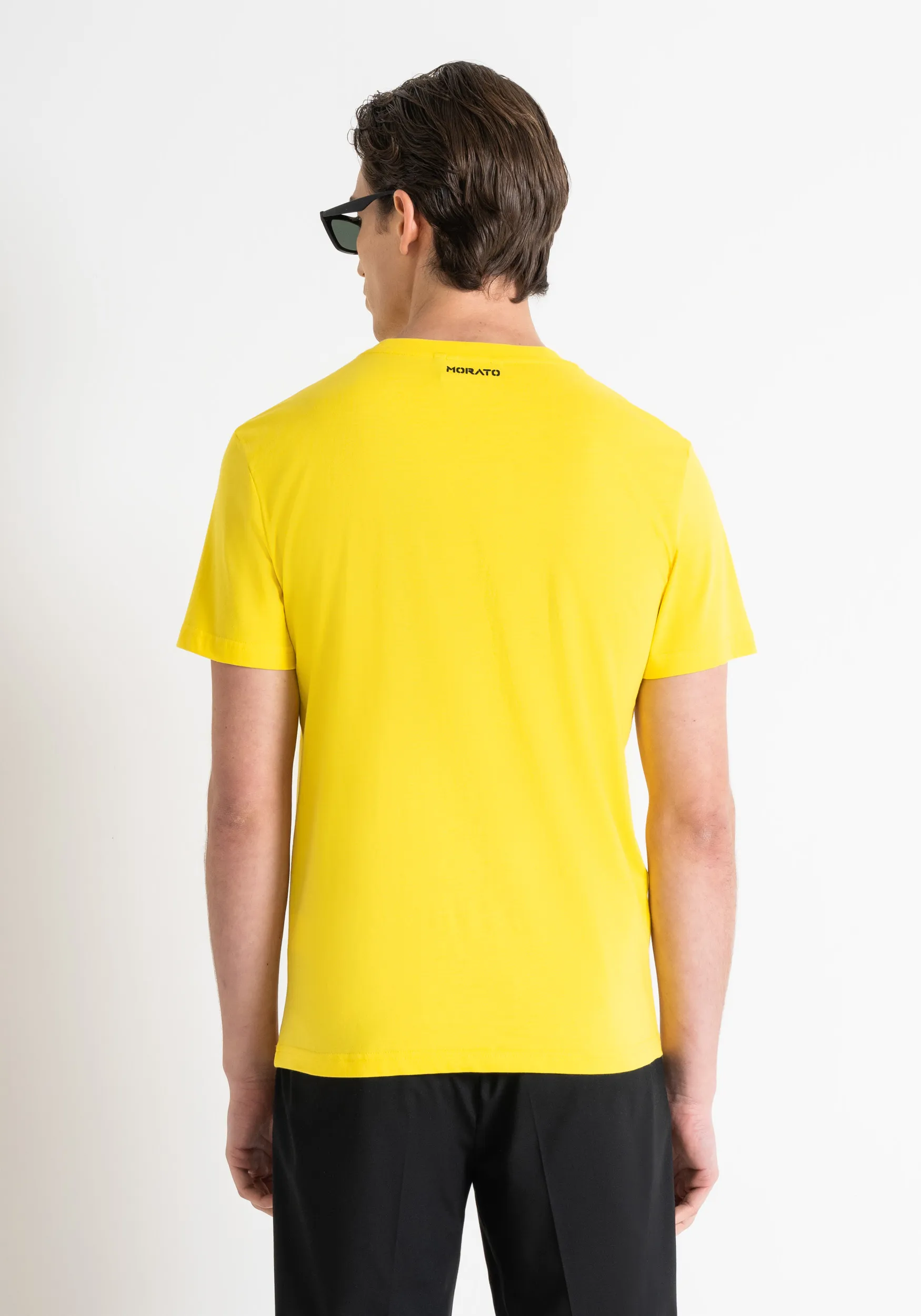 REGULAR FIT TSHIRT IN PRINTED COTTON
