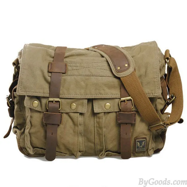 RETRO BAT LEISURE HIGHGRADE CANVAS SHOULDER BAG