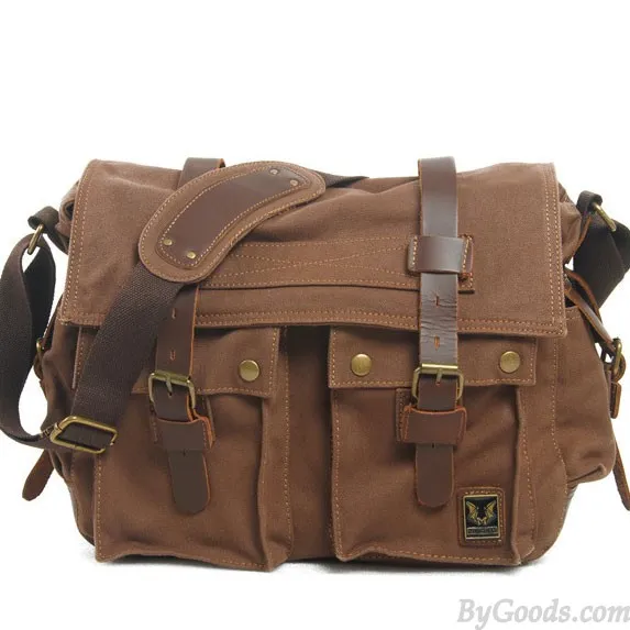 RETRO BAT LEISURE HIGHGRADE CANVAS SHOULDER BAG