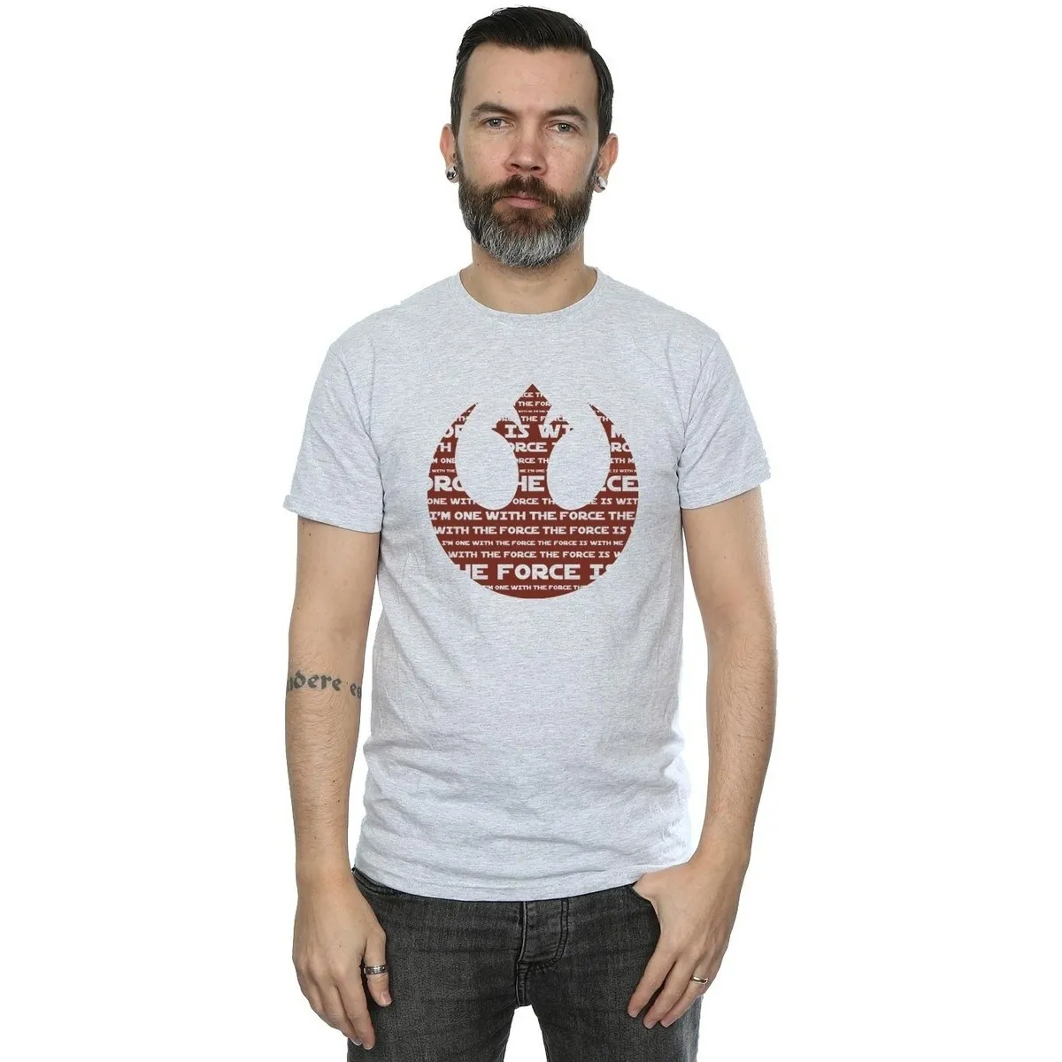 Rogue One I'm One With The Force Alliance Emblem Red