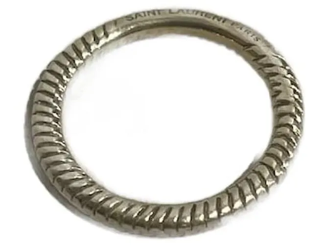 SAINT LAURENT Anillos T.UE 54 metal Dorado 