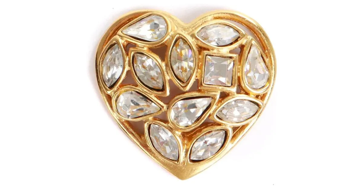 SAINT LAURENT  Pines y broches T.  Metal Dorado 