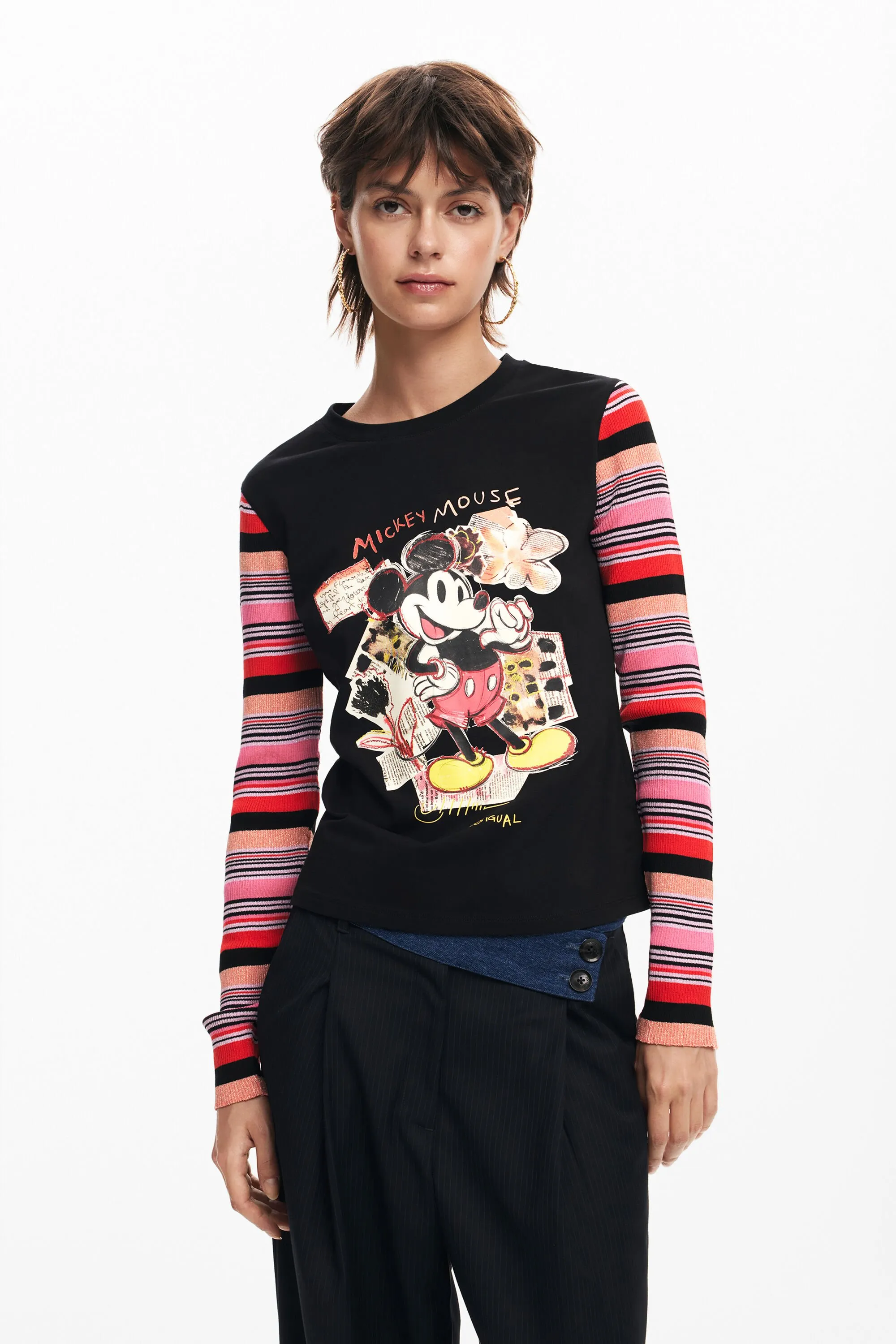 Samarreta màniga llarga Mickey