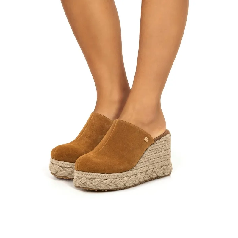 Sandalias Casual de Mujer MTNG LOU Marron 56086