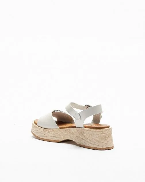 Sandalias de plataforma Dropp 5086 Blanco