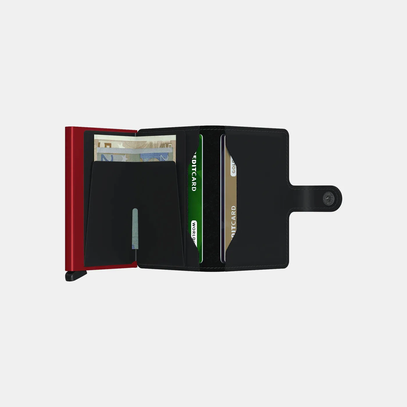 Secrid Mini Wallet Mate Black Red